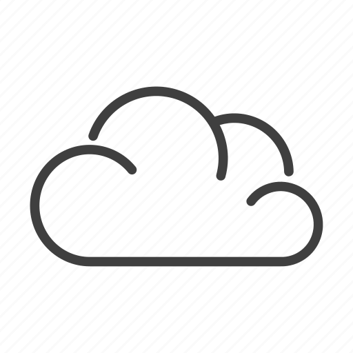Cloud, cloud icon, cloudy, forecast, weather icon - Download on Iconfinder