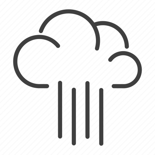 Cloud, forecast, rain, rainy, rainy icon, weather icon - Download on Iconfinder