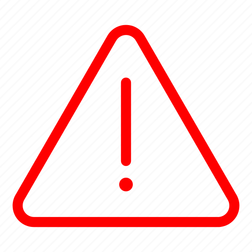 Red, alarm, alert, attention, caution, danger, error icon - Download on Iconfinder