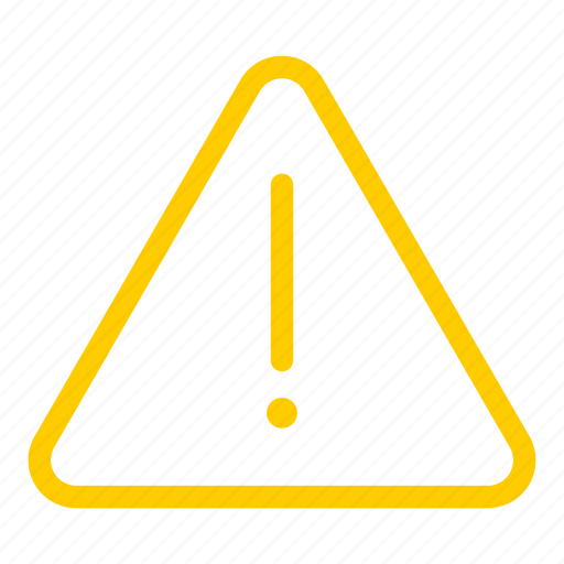 Yellow, alarm, alert, attention, caution, danger, error icon - Download on Iconfinder