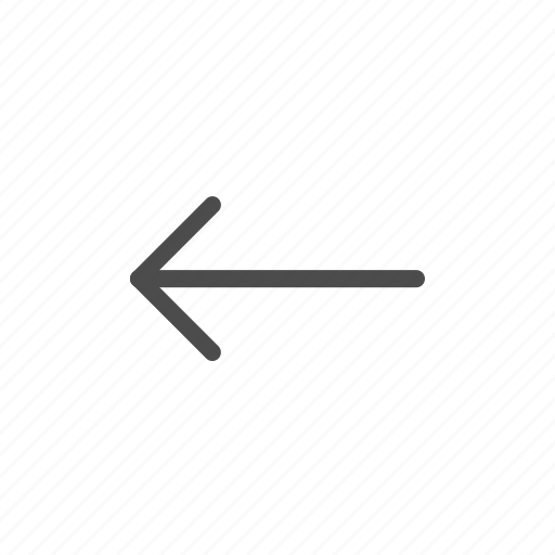 Arrow, back, direction, left, previous icon - Download on Iconfinder