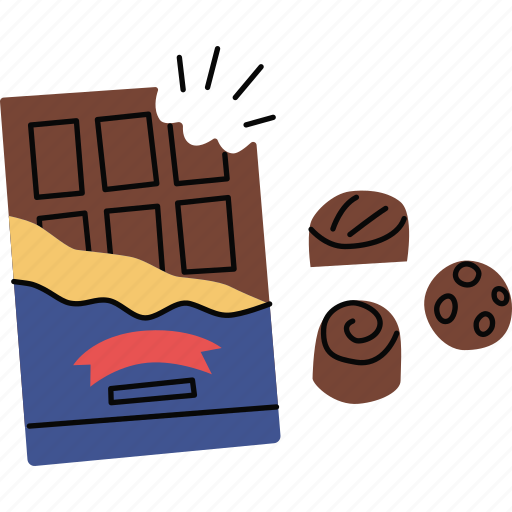 Chocolate, sweet, dessert, bar, ingredient icon - Download on Iconfinder