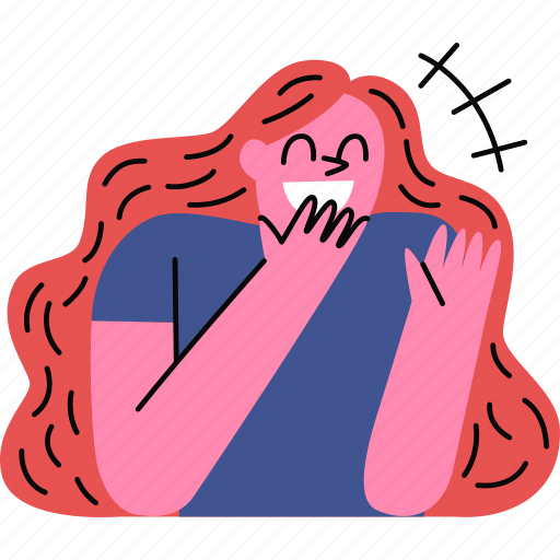 Laughter, girl, woman, happy, laugh icon - Download on Iconfinder