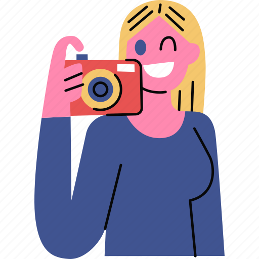 Photography, photographer, camera, woman, girl icon - Download on Iconfinder