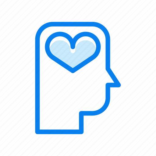 Head, heart, love, romance, thinking icon - Download on Iconfinder