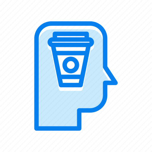 Coffee, head, thinking icon - Download on Iconfinder