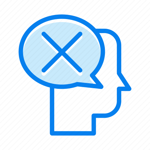 Head, refuse, thinking icon - Download on Iconfinder