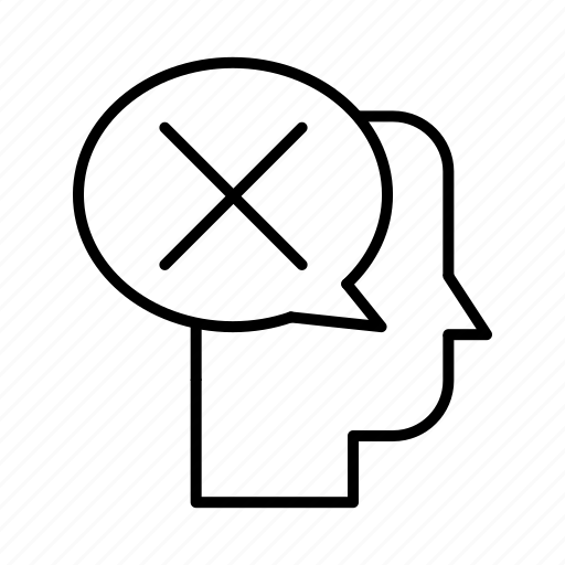 Head, mind, refuse, thinking icon - Download on Iconfinder