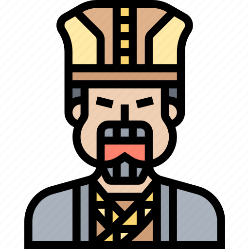 Kong, rong, warlord, three, kingdoms icon - Download on Iconfinder