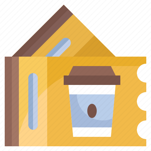 Coffee, ticket, coupon, cup, cafe icon - Download on Iconfinder
