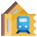 train, ticket, coupon, transport, subway