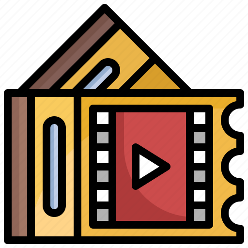 Cinema, ticket, coupon, movies, entertainment icon - Download on Iconfinder