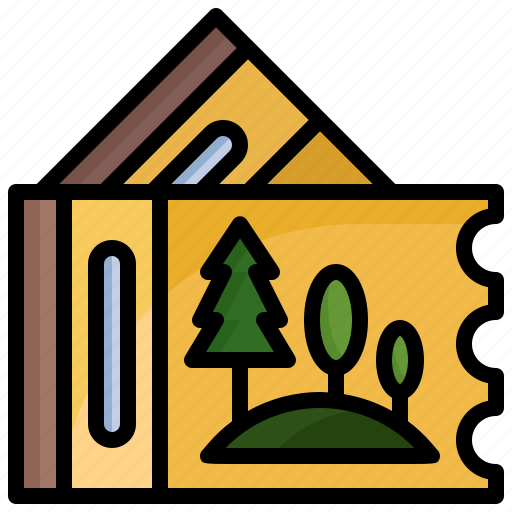 Park, ticket, coupon, landscape, tree icon - Download on Iconfinder
