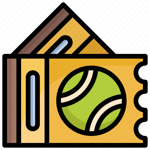 Tennis, ticket, coupon, sports, competition, ball icon - Download on Iconfinder