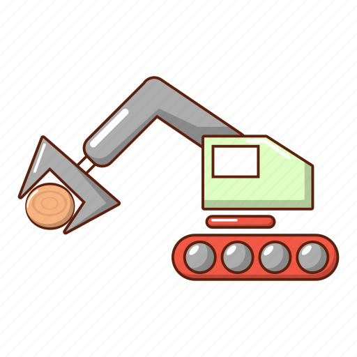 Cartoon, crane, equipment, lifting, logo, object, truck icon - Download on Iconfinder