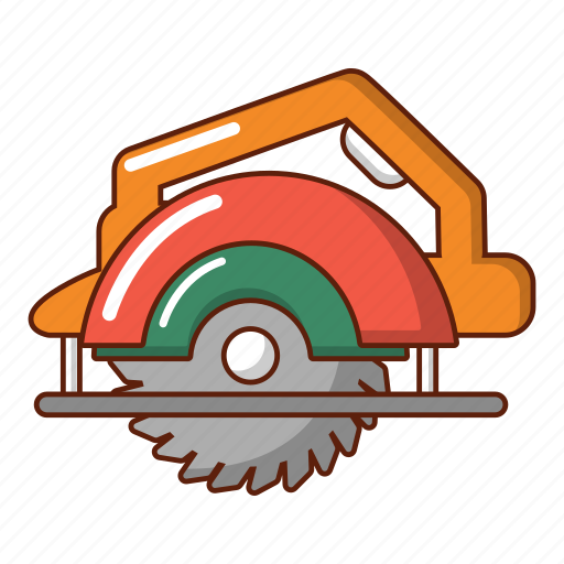 Cartoon, circular, cut, logo, object, saw, table icon - Download on Iconfinder