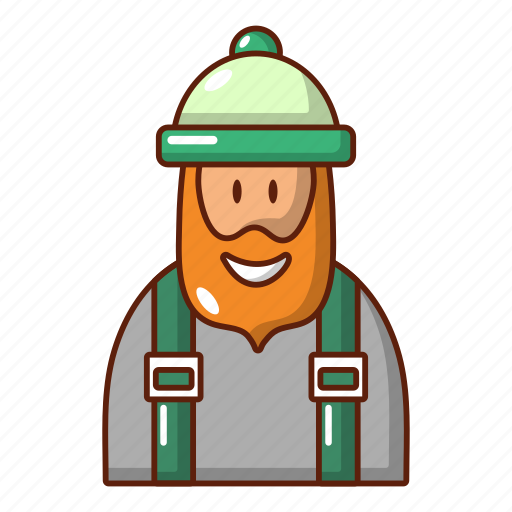 Builder, carpenter, cartoon, construction, handyman, logo, object icon - Download on Iconfinder