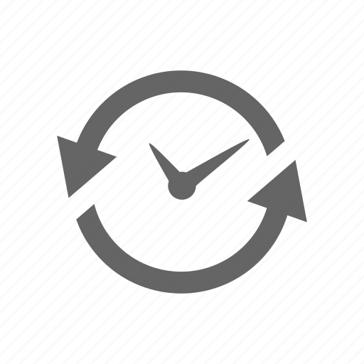 Arrow, clock, time, watch, anticlockwise, counterclock-wise, timepiece icon - Download on Iconfinder