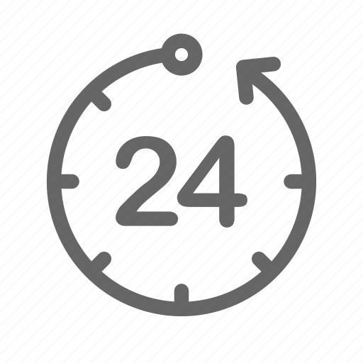 24 hour, all, day, hours, time icon - Download on Iconfinder