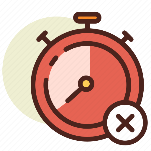 Chronometer, clock, denied, schedule icon - Download on Iconfinder