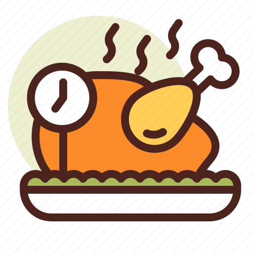 Clock, dinner, schedule, time icon - Download on Iconfinder