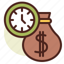clock, is, money, schedule, time
