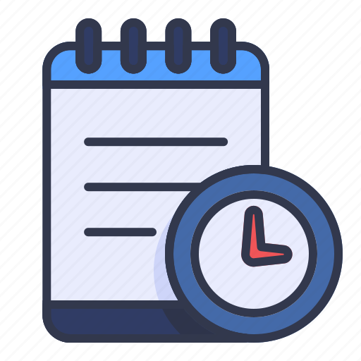 Document, time, clock, file icon - Download on Iconfinder