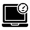 laptop, online, device, performance, speedometer, bandwidth, speed, measuring