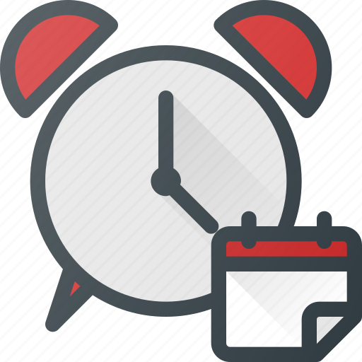 Calendar, clock, event, llarm, reminder, time icon - Download on Iconfinder