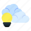 cloud, bulb, creative, idea, weather, light 