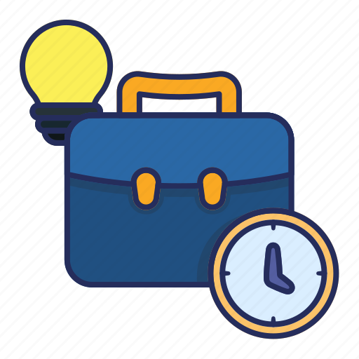 Bulb, creative, briefcase, business, work, office icon - Download on Iconfinder