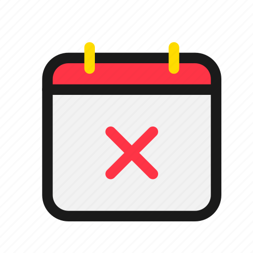 Delete, remove, date, agenda, event, reminder, planner icon - Download on Iconfinder