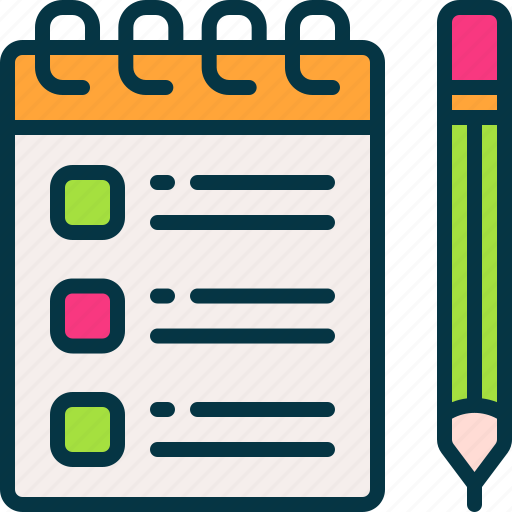 To, do, list, checklist, pencil, note icon - Download on Iconfinder