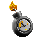 deadline, fire, remaining time, countdown, waste time, clock, timer, time bomb