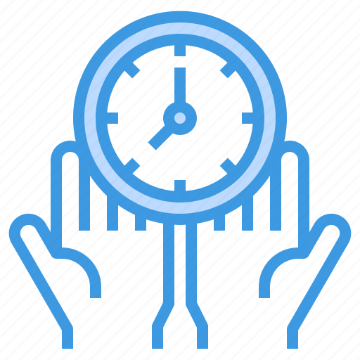 Management, hands, time, clock, save icon - Download on Iconfinder