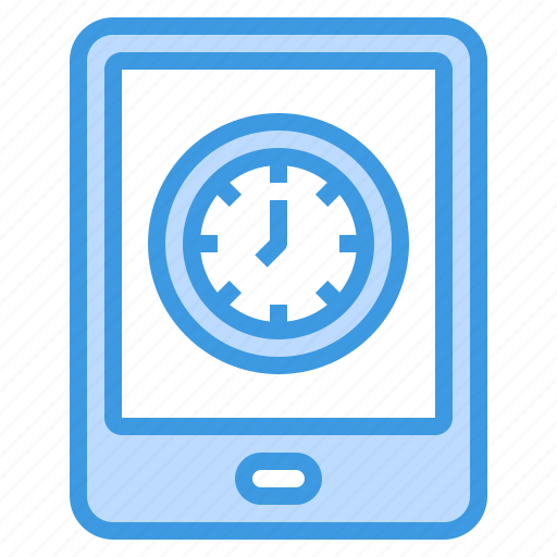 Management, schedule, time, clock, tablet icon - Download on Iconfinder