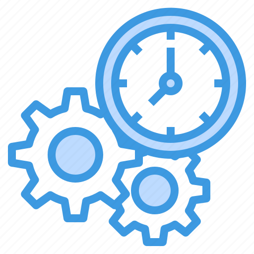 Management, work, gear, productivity, cogwheel, time icon - Download on Iconfinder