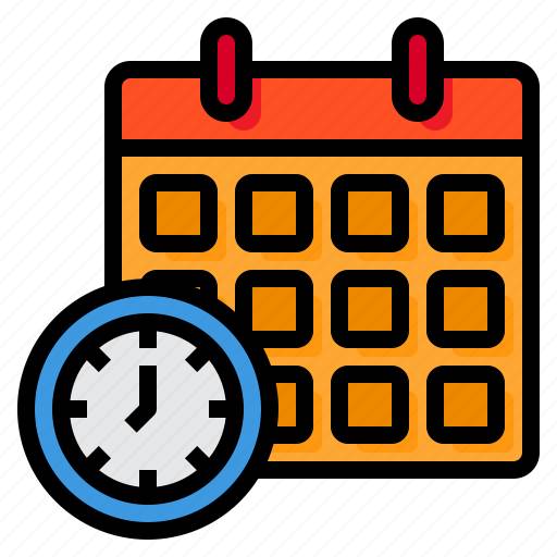 Date, calendar, time, schedule, management, clock icon - Download on Iconfinder
