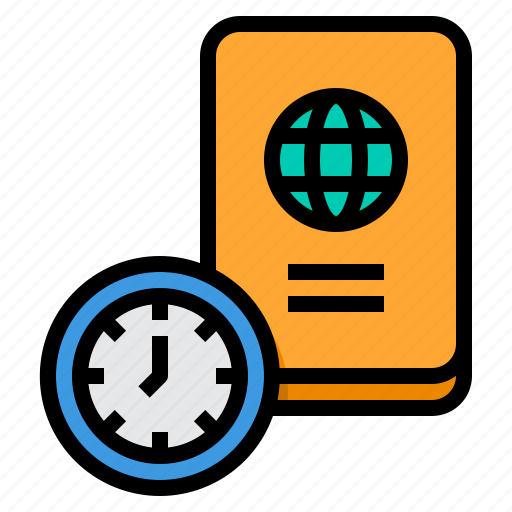 Time, management, passport, relax, travel icon - Download on Iconfinder