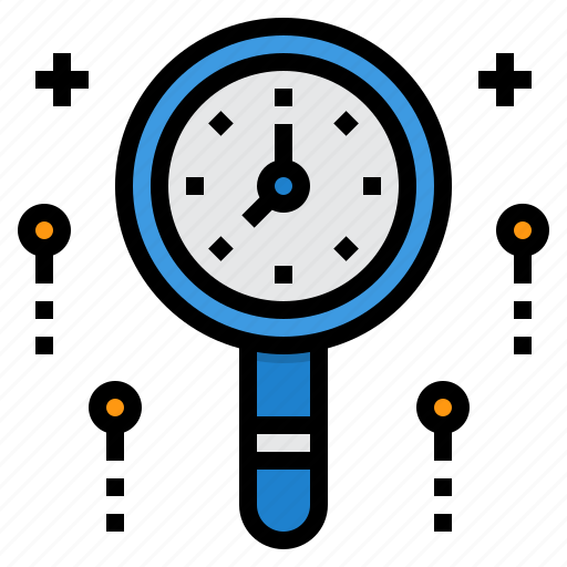 Magnifying, research, management, time, search, glass icon - Download on Iconfinder