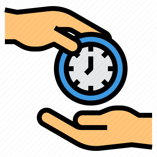 Spend, time, hands, management, clock icon - Download on Iconfinder