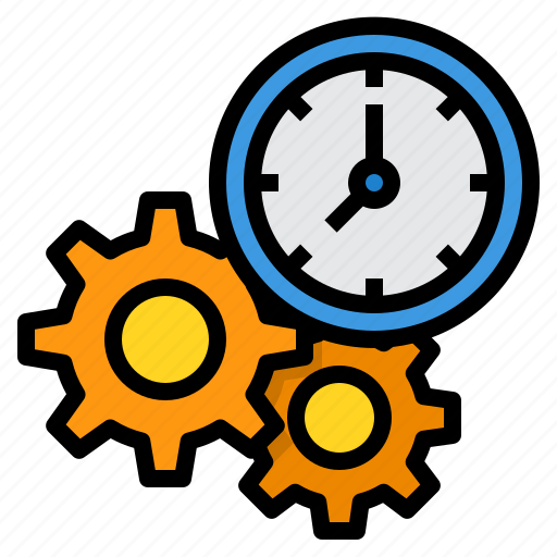 Management, gear, time, work, productivity, cogwheel icon - Download on Iconfinder