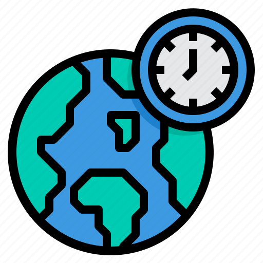 World, time, earth, zone, clock icon - Download on Iconfinder