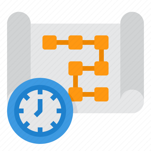 Management, plan, planning, project, clock, time icon - Download on Iconfinder