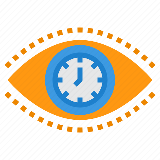 Eye, vision, management, time, clock icon - Download on Iconfinder
