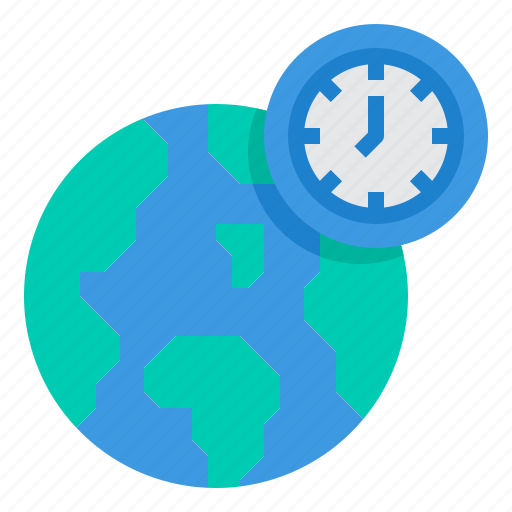 World, zone, earth, time, clock icon - Download on Iconfinder