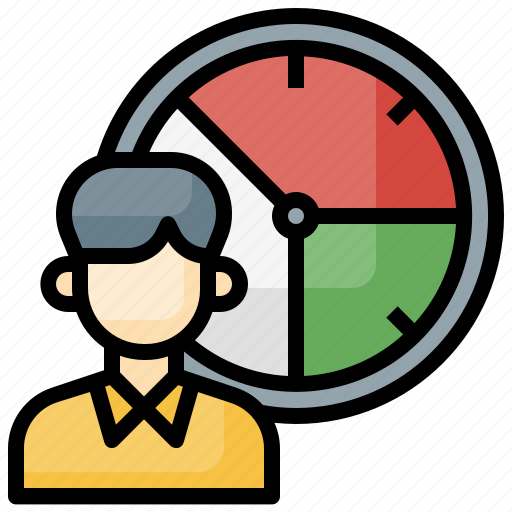 Clock, employee, people, profile, social icon - Download on Iconfinder