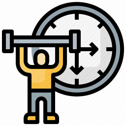 Clock, gym, hour, minutes, time icon - Download on Iconfinder