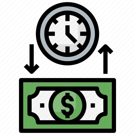 Business, cash, dollar, is, money, time icon - Download on Iconfinder