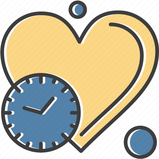 Clock, heart, management, time icon - Download on Iconfinder